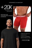 Boxer Algodão Com Elastano DOOMER - Cinza Escuro