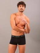 Boxer Algodão Com Elastano - 6 Unidades