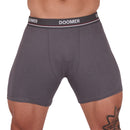 Boxer Algodão Com Elastano DOOMER - Cinza Escuro